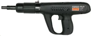 Powder actuated fastening tool